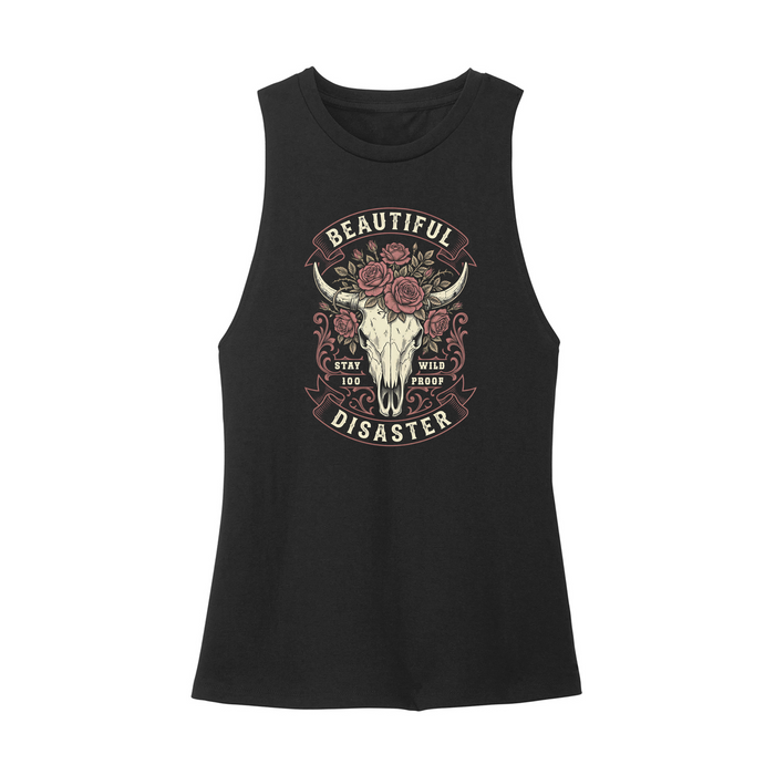 Womens X-Small Black Muscle Tank