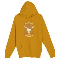 Unisex Small Yellow Pullover Hooded Sweatshirt