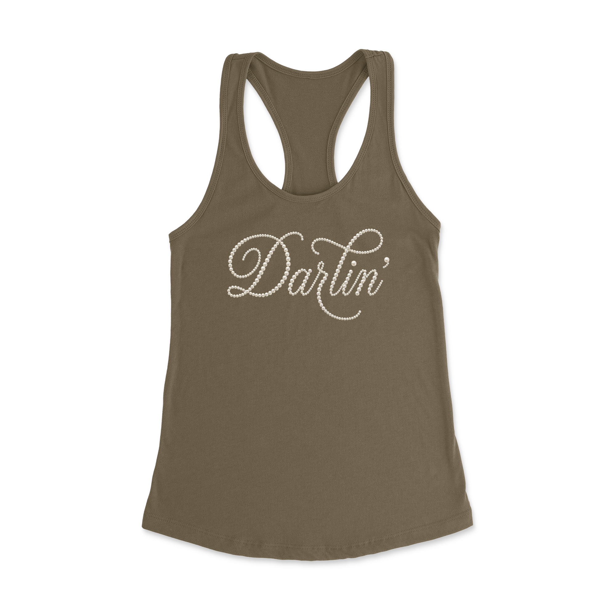Womens X-Small Military Green Style_Tank Top