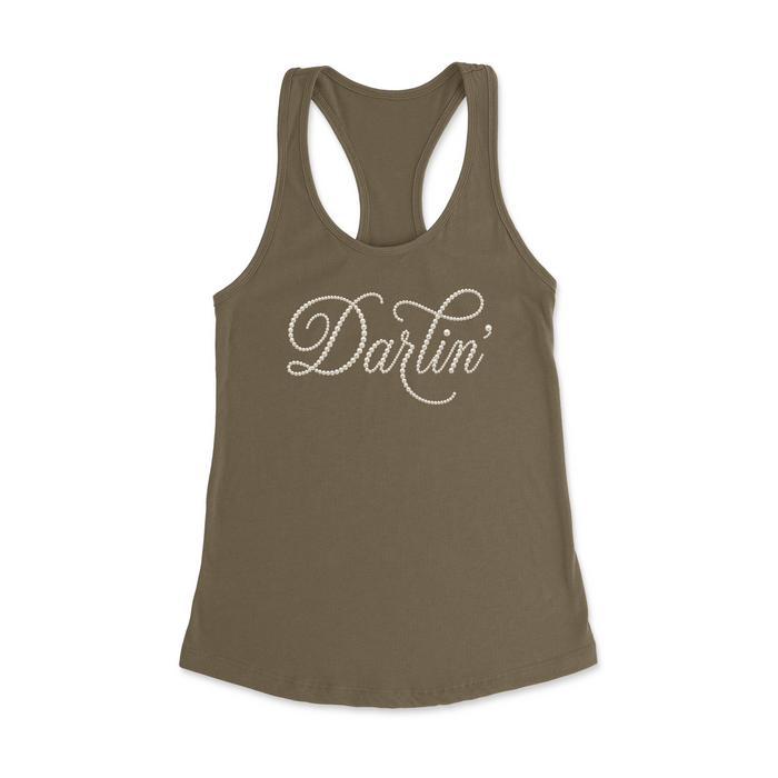 Womens X-Small Military Green Style_Tank Top