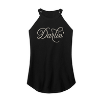 Womens X-Small Black Rocker Tank Top