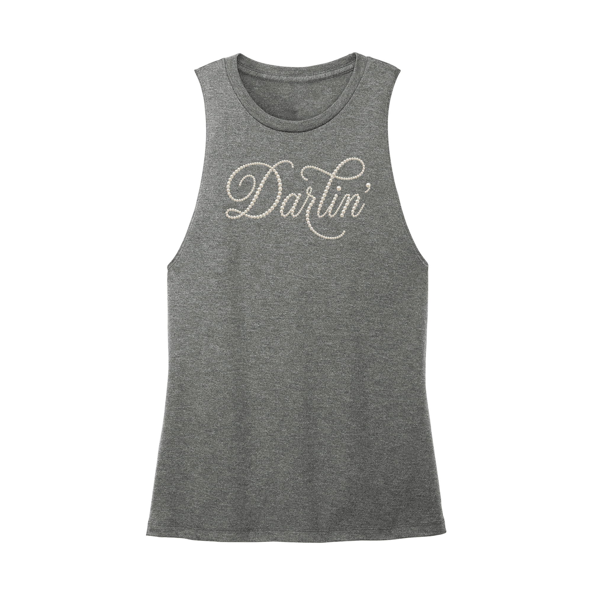 Womens X-Small Dark Gray Muscle Tank