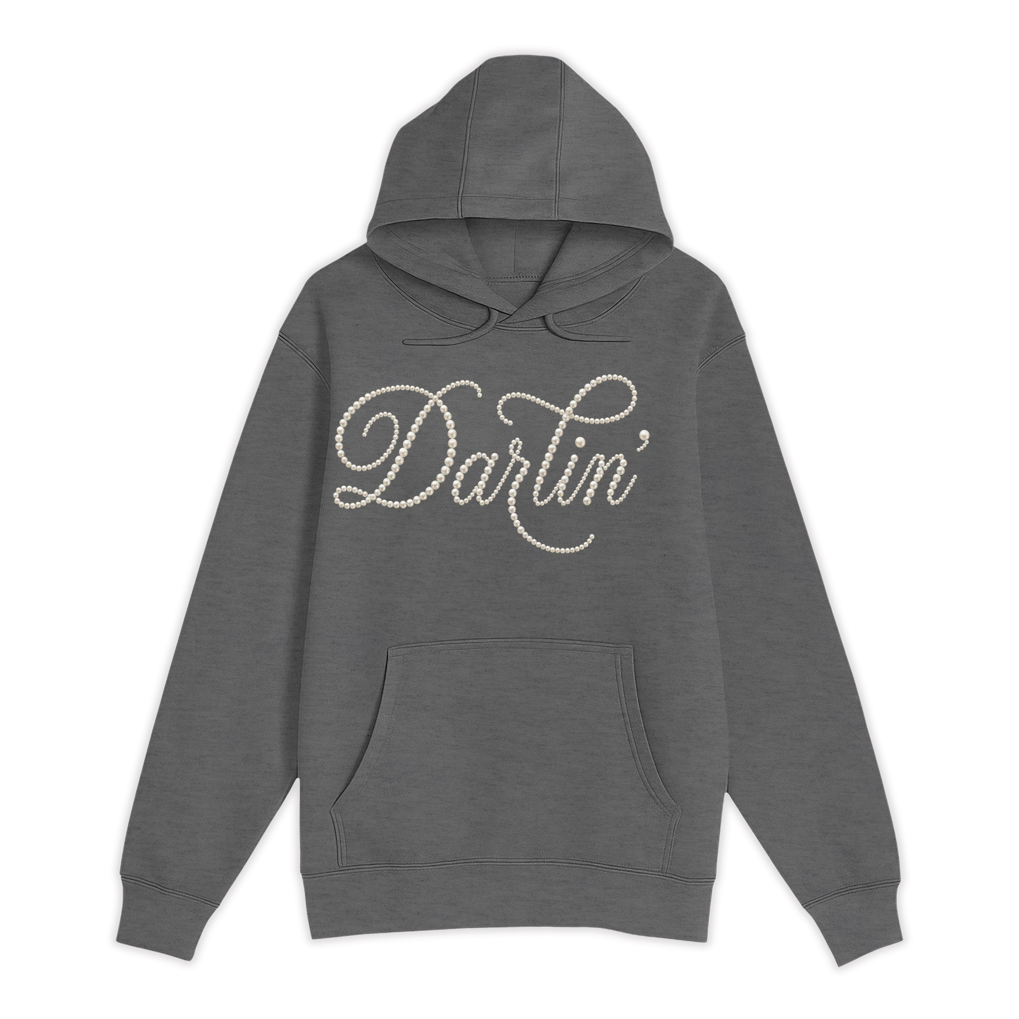 Unisex Small Charcoal Heather Pullover Hooded Sweatshirt