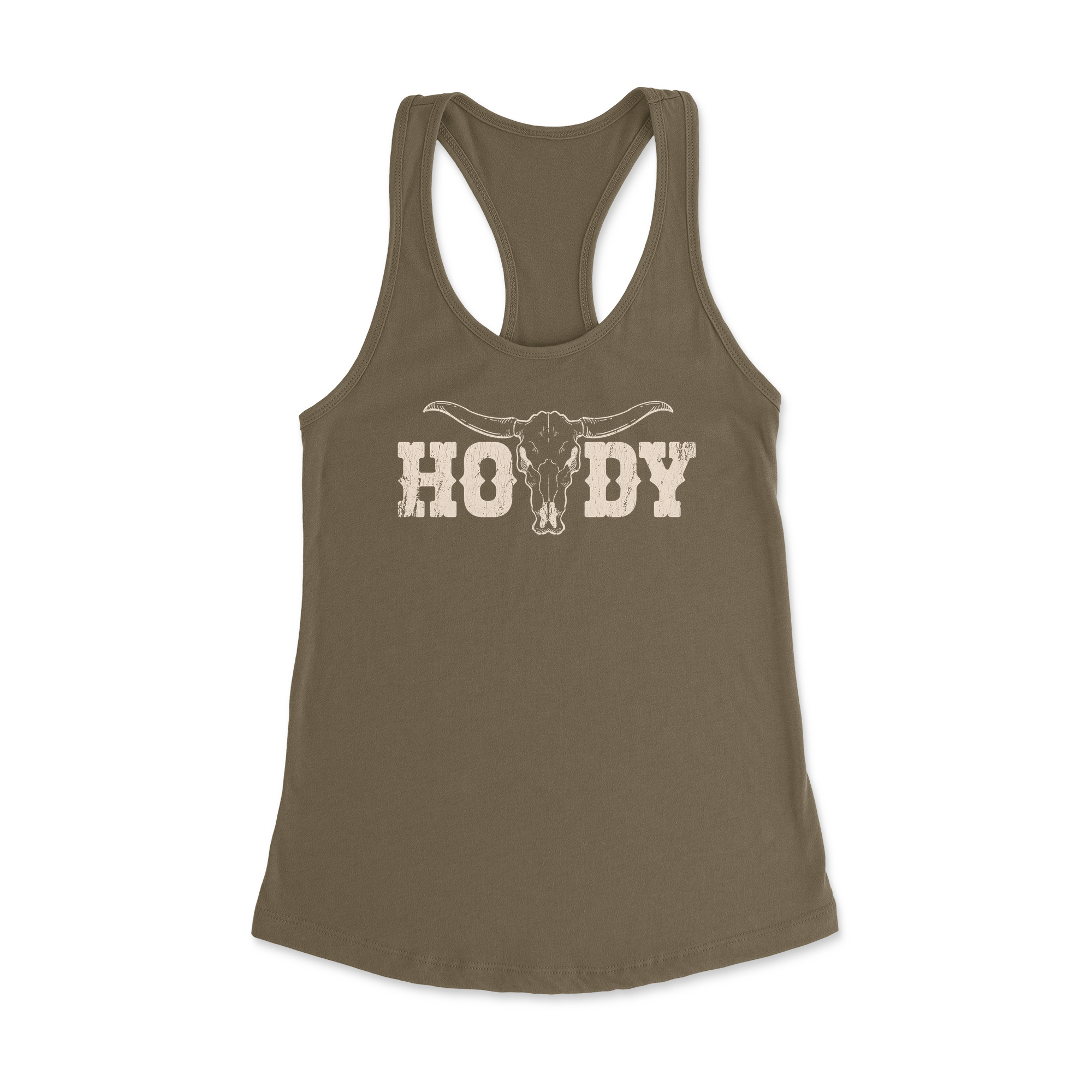 Womens X-Small Military Green Style_Tank Top