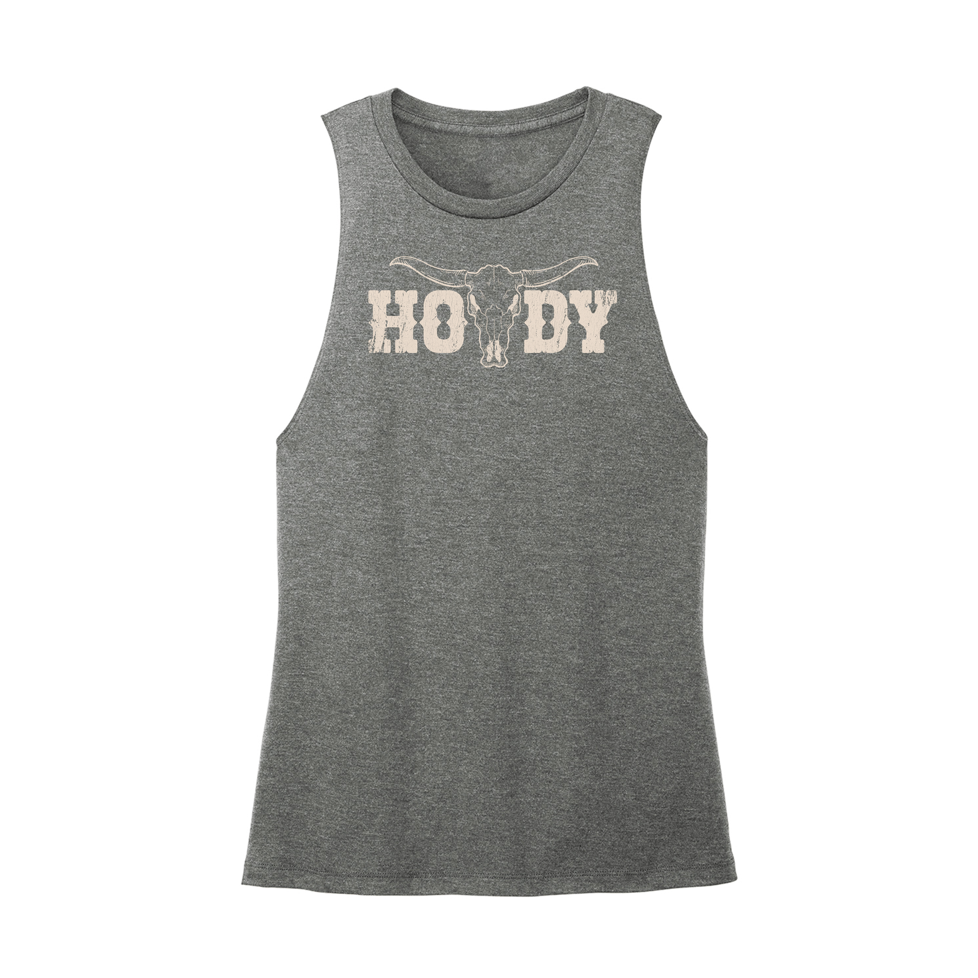 Womens X-Small Dark Gray Muscle Tank