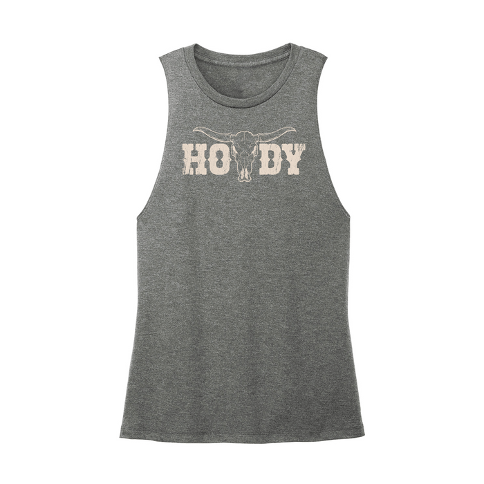 Womens X-Small Dark Gray Muscle Tank