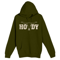 Unisex Small Army Pullover Hooded Sweatshirt