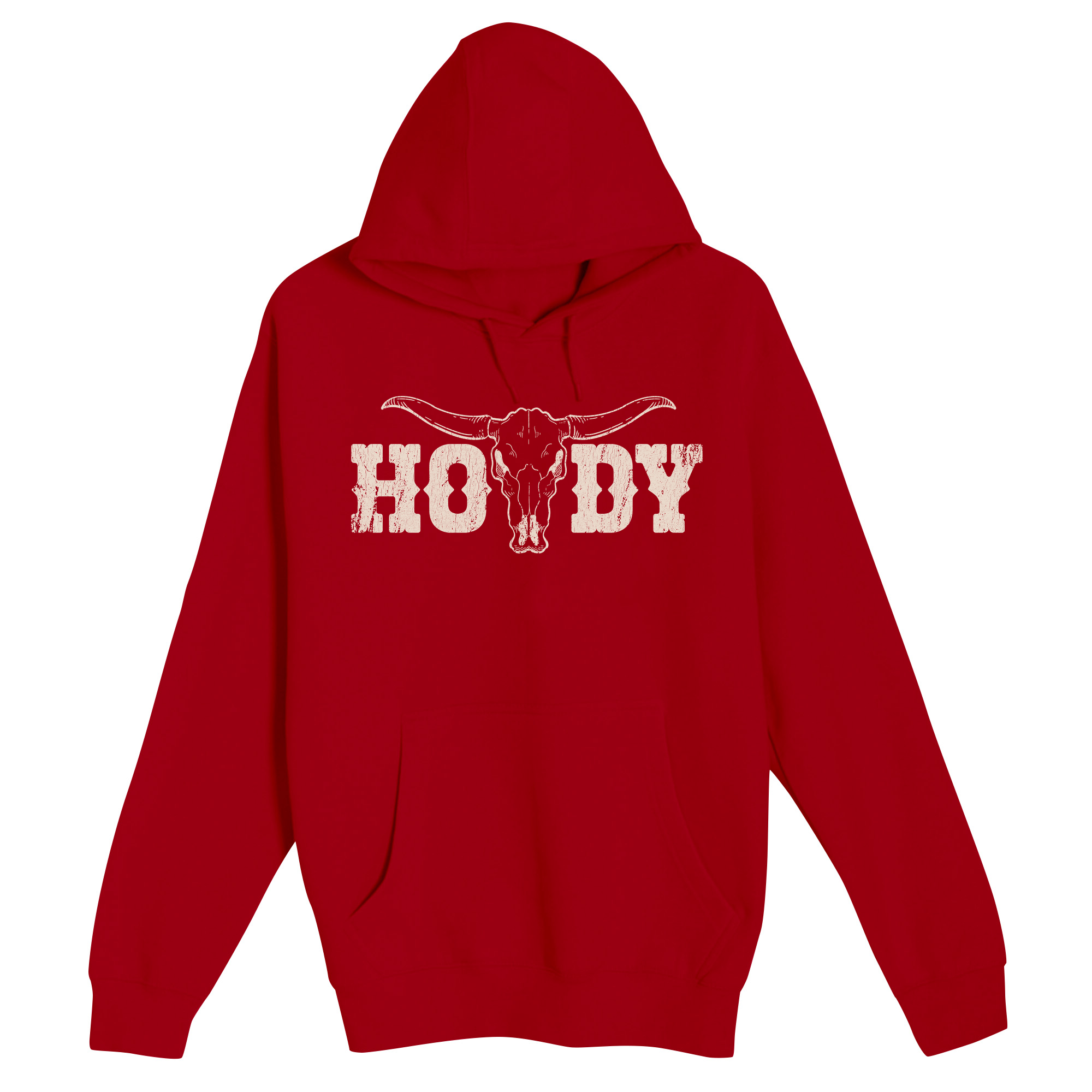 Unisex Small Cardinal Pullover Hooded Sweatshirt