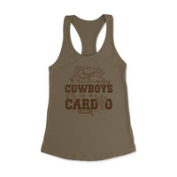 Womens X-Small Military Green Style_Tank Top