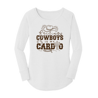 Womens X-Small White Long Sleeve Tunic Tee