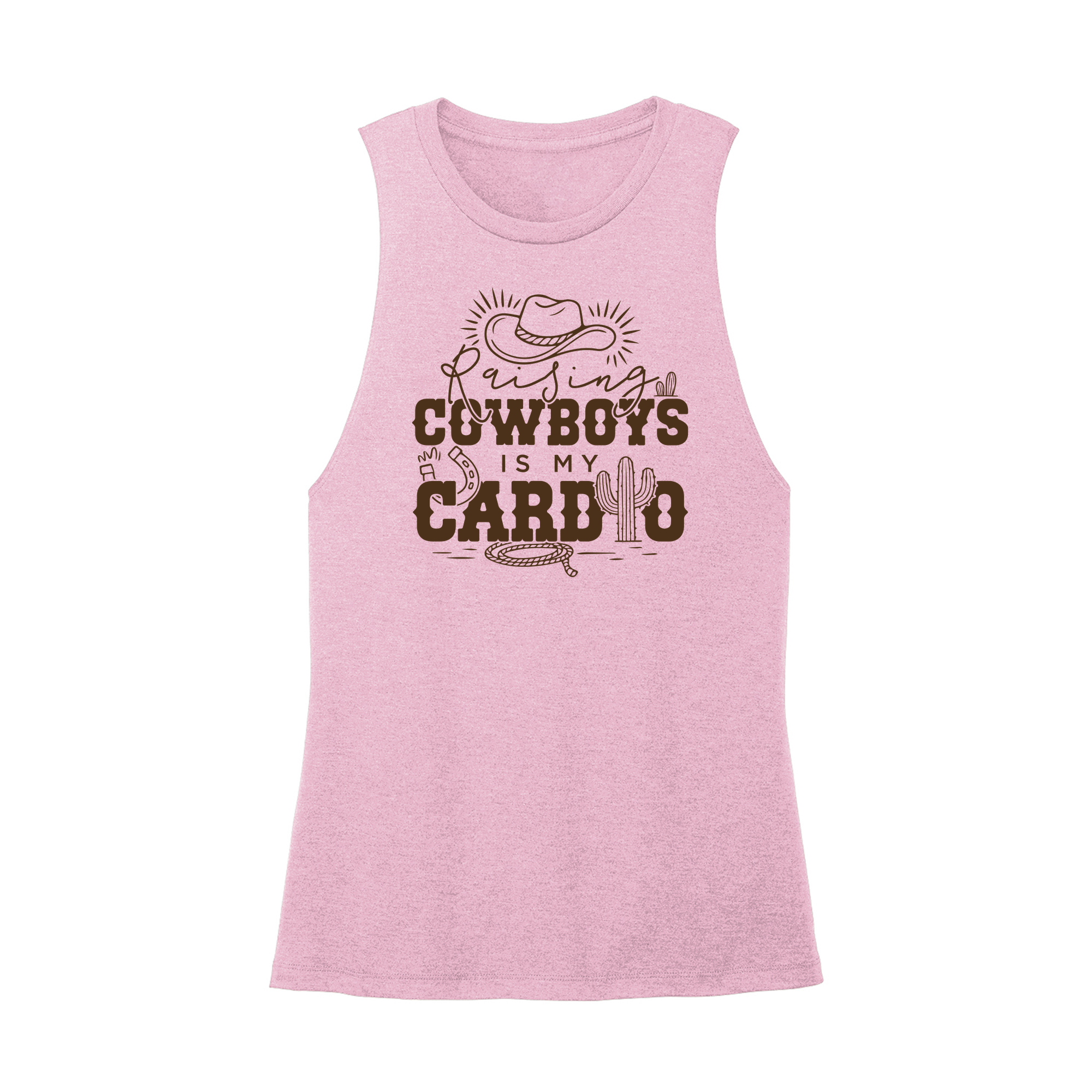 Womens X-Small Light Pink Muscle Tank