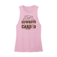 Womens X-Small Light Pink Muscle Tank