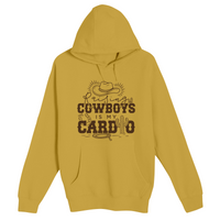 Unisex Small Antique Gold Pullover Hooded Sweatshirt