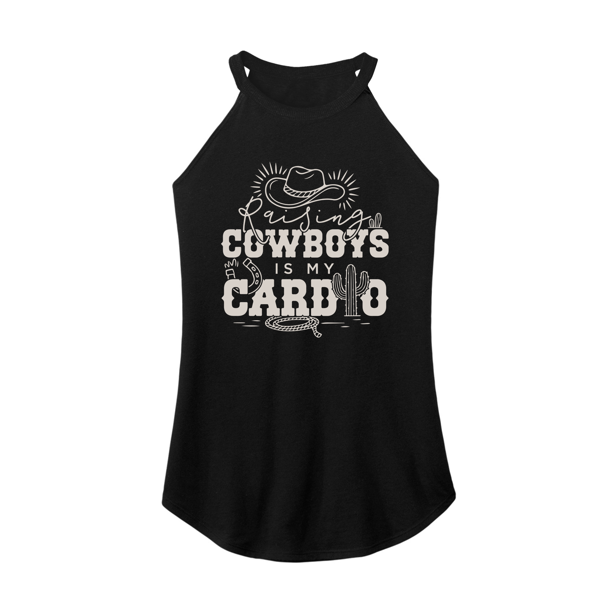 Womens X-Small Black Rocker Tank Top