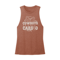 Womens X-Small Brown Muscle Tank