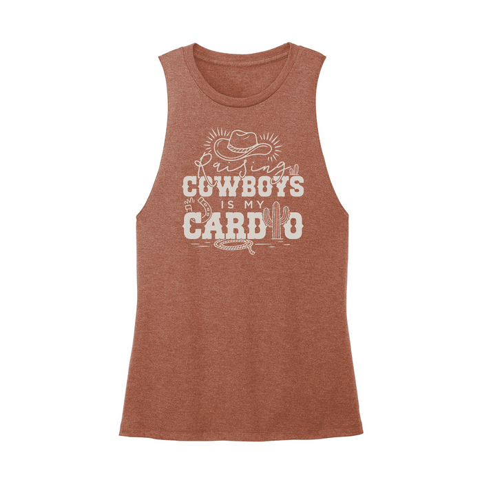 Womens X-Small Brown Muscle Tank
