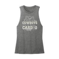 Womens X-Small Dark Gray Muscle Tank