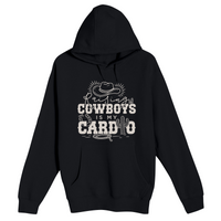Unisex Small Black Pullover Hooded Sweatshirt