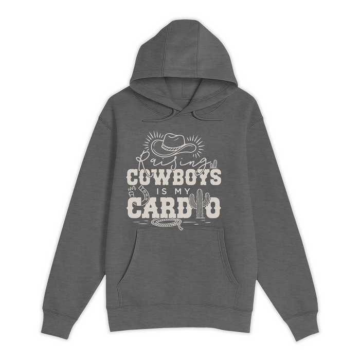 Unisex Small Charcoal Heather Pullover Hooded Sweatshirt