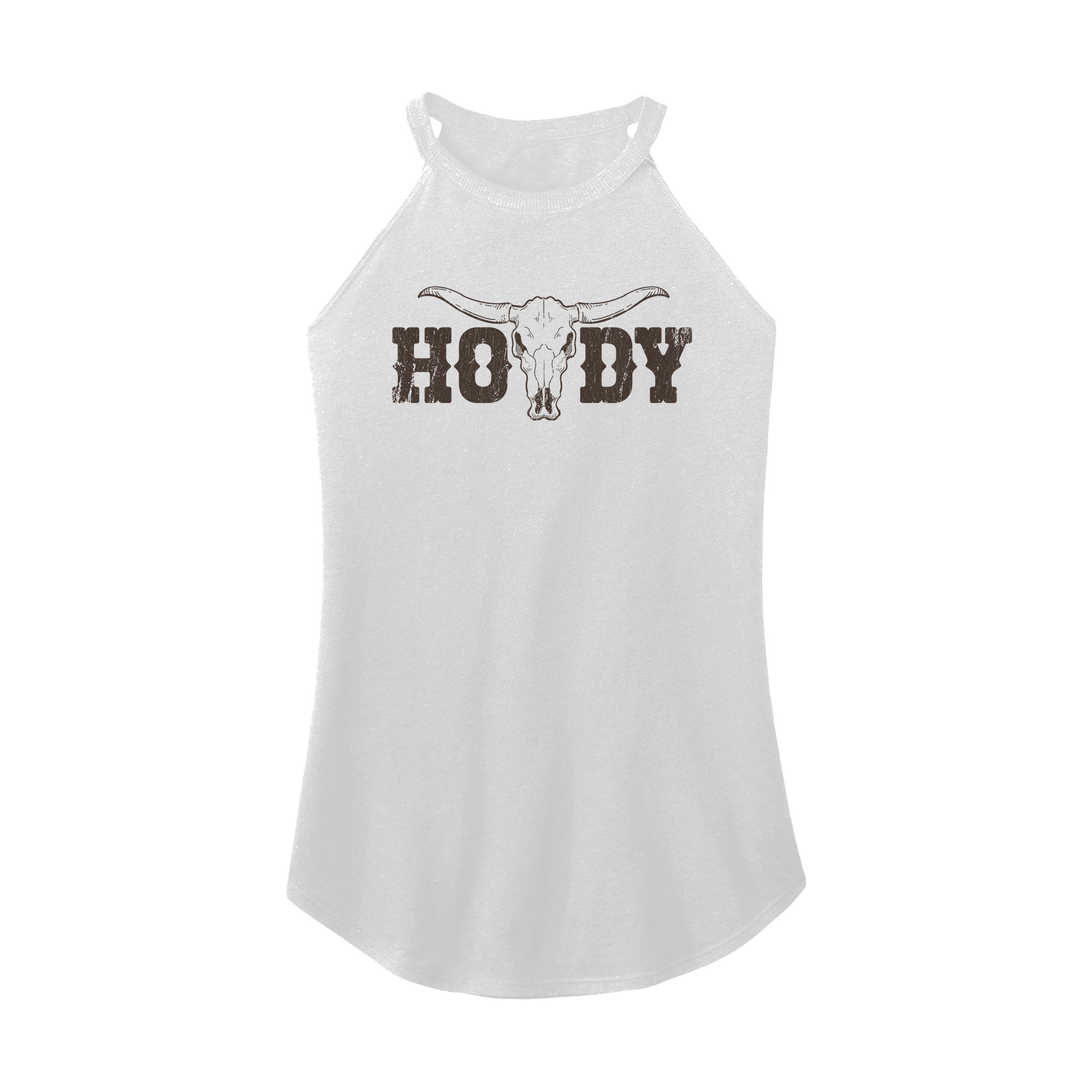 Womens X-Small White Rocker Tank Top