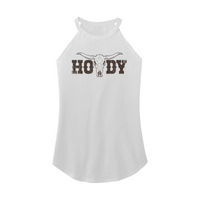 Womens X-Small White Rocker Tank Top
