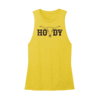 Womens X-Small Yellow Muscle Tank