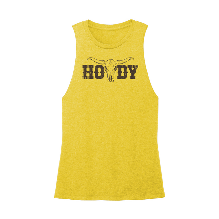 Womens X-Small Yellow Muscle Tank