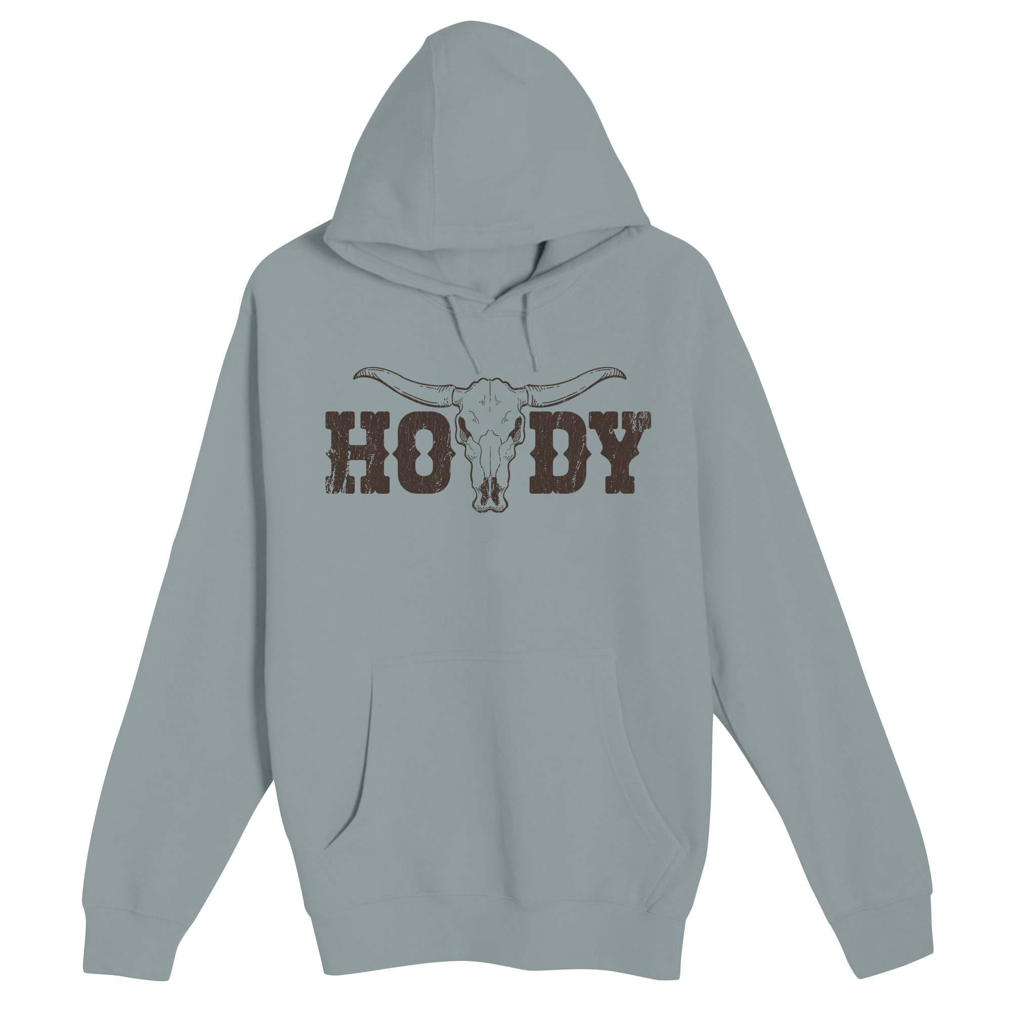 Unisex Small Blue Mist Pullover Hooded Sweatshirt