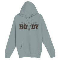 Unisex Small Blue Mist Pullover Hooded Sweatshirt