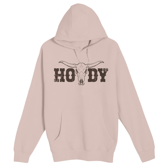 Unisex Small Light Pink Pullover Hooded Sweatshirt