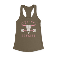 Womens X-Small Military Green Style_Tank Top