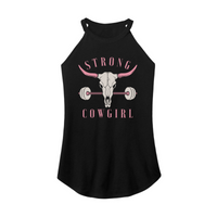 Womens X-Small Black Rocker Tank Top