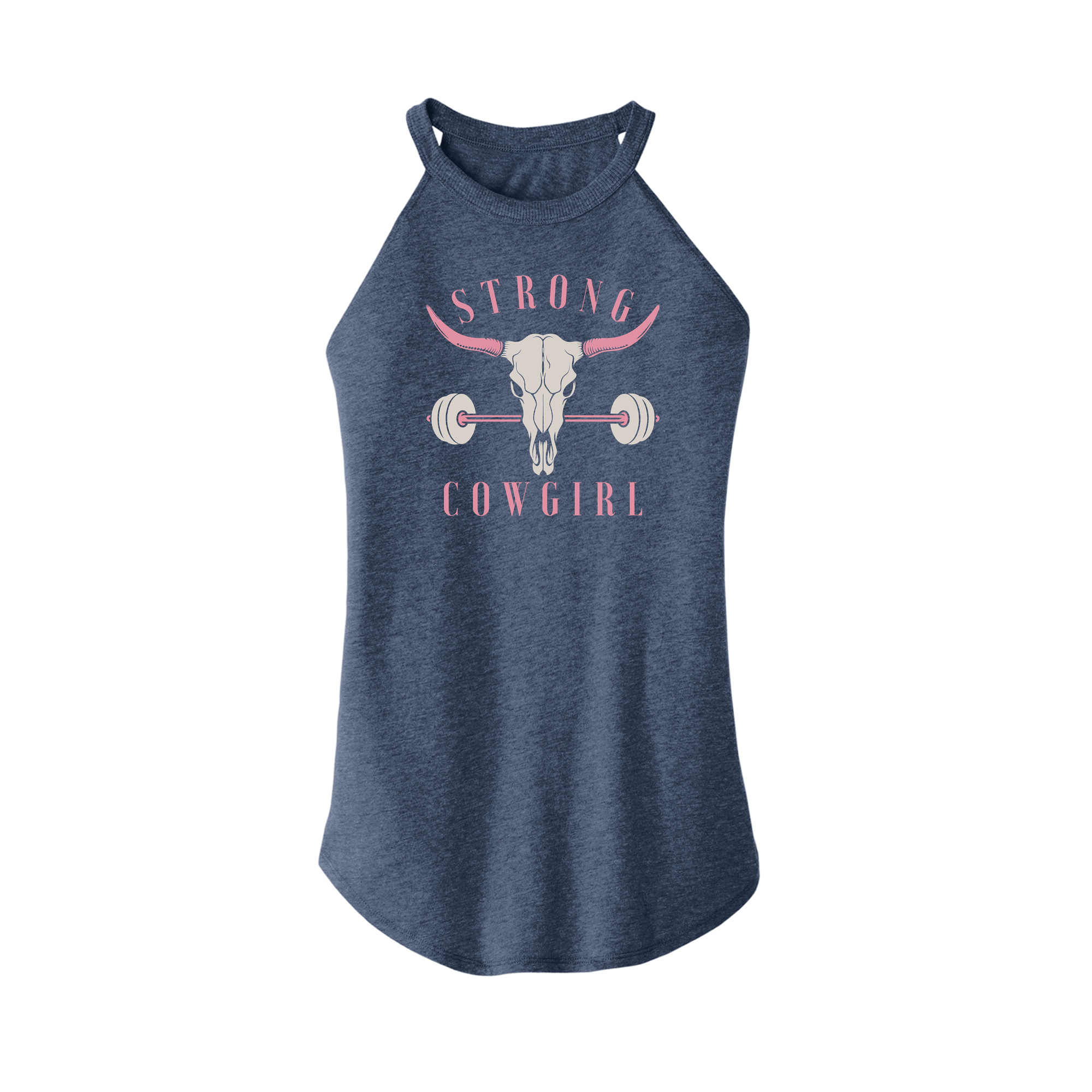 Womens X-Small Navy Heather Tank Top