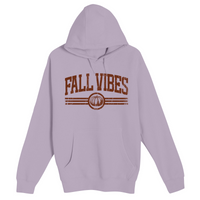 Unisex Small Lilac Pullover Hooded Sweatshirt