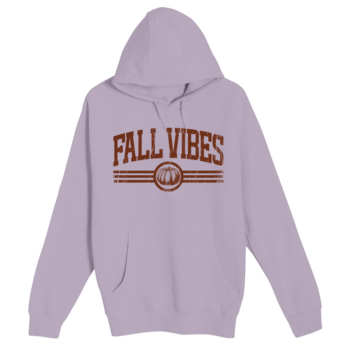 Unisex Small Lilac Pullover Hooded Sweatshirt