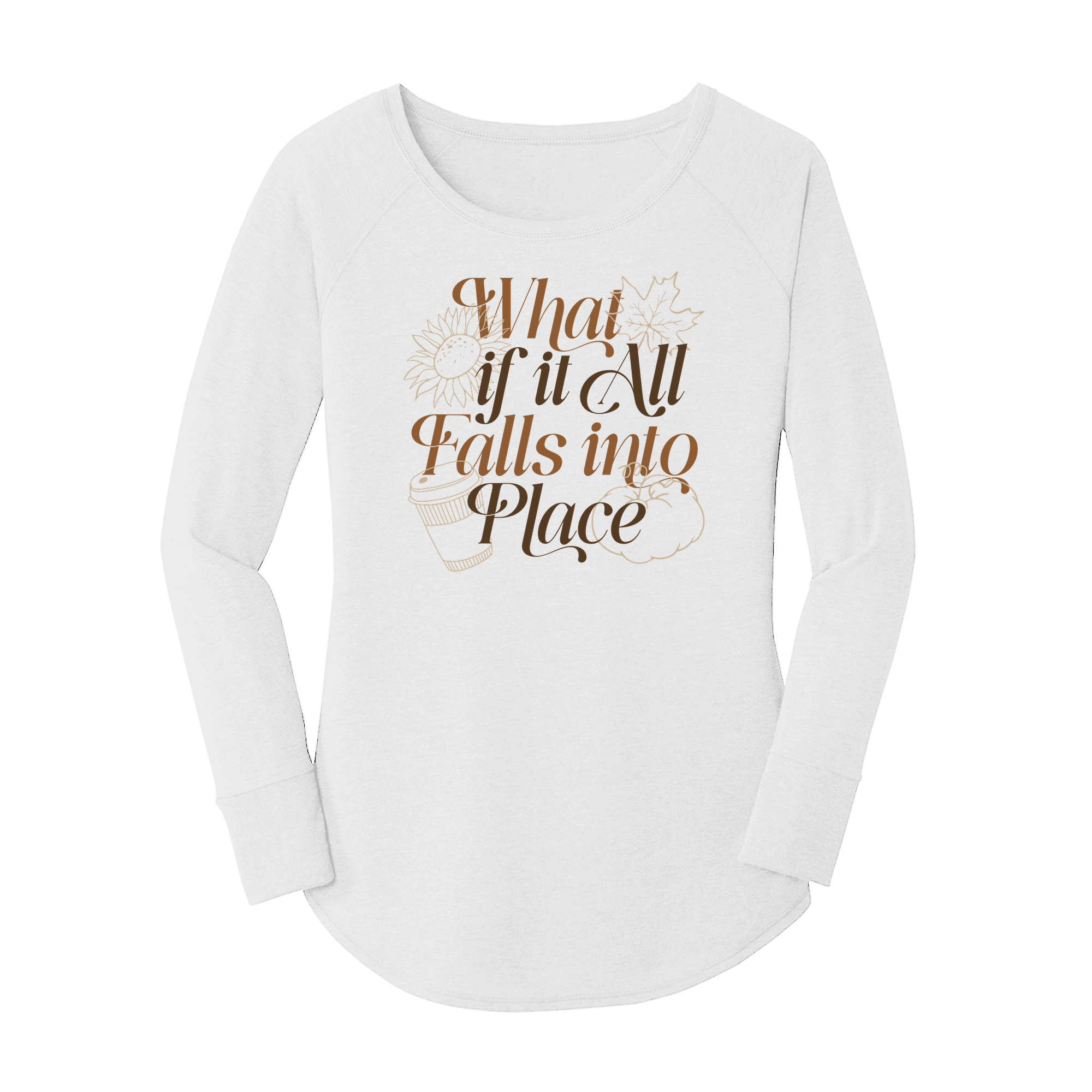 Womens X-Small White Long Sleeve Tunic Tee