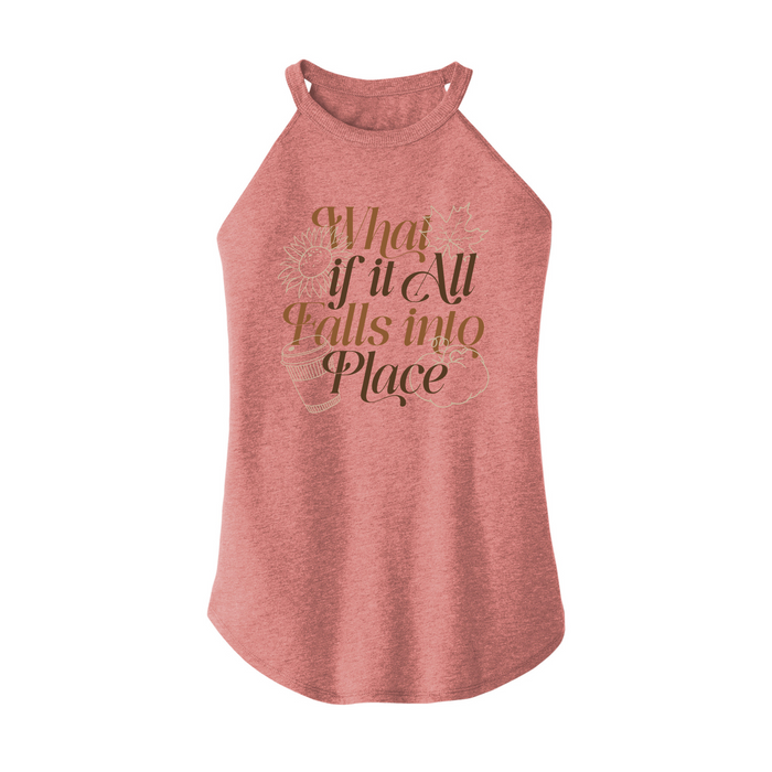 Womens X-Small Light Pink Rocker Tank Top