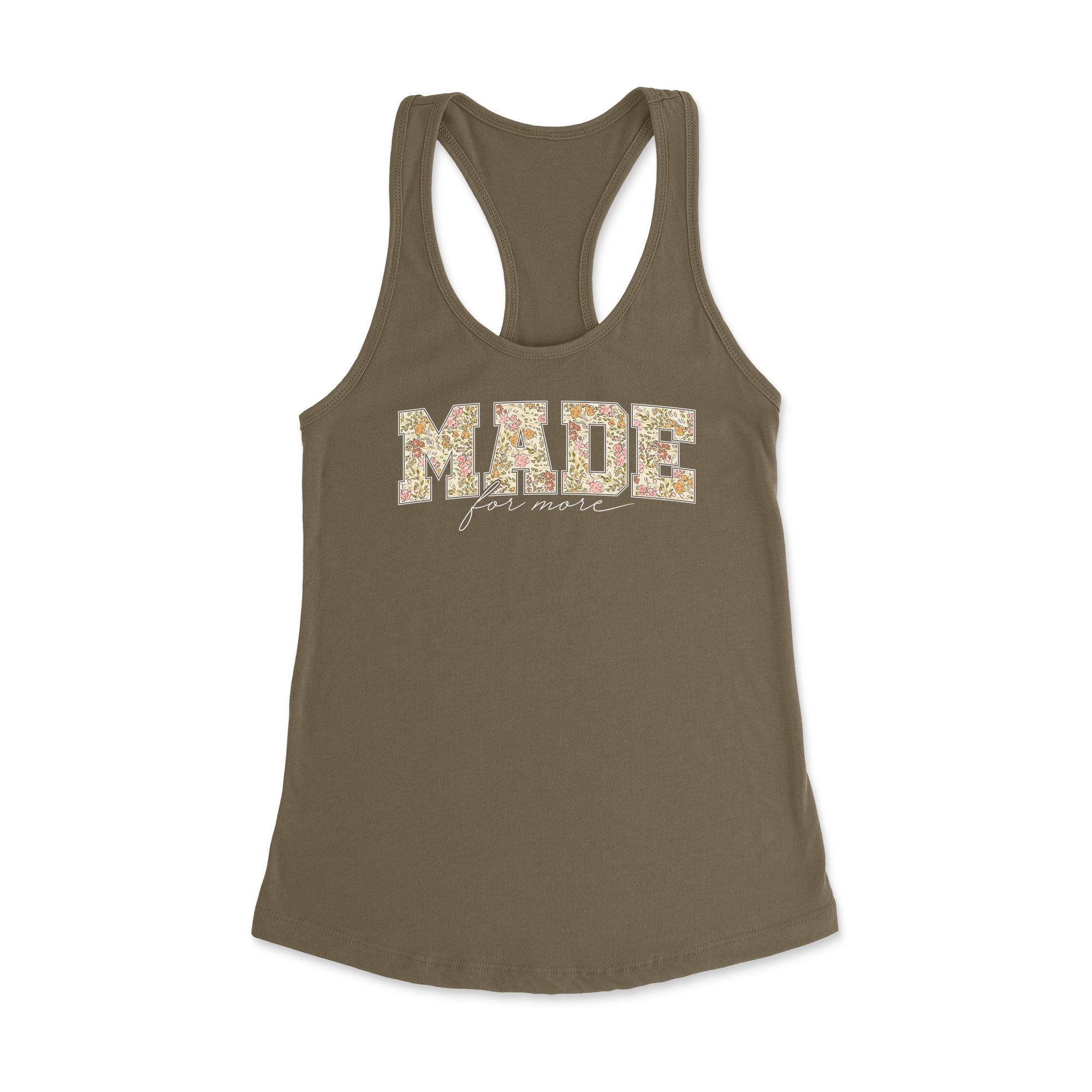 Womens X-Small Military Green Style_Tank Top
