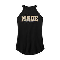 Womens X-Small Black Rocker Tank Top