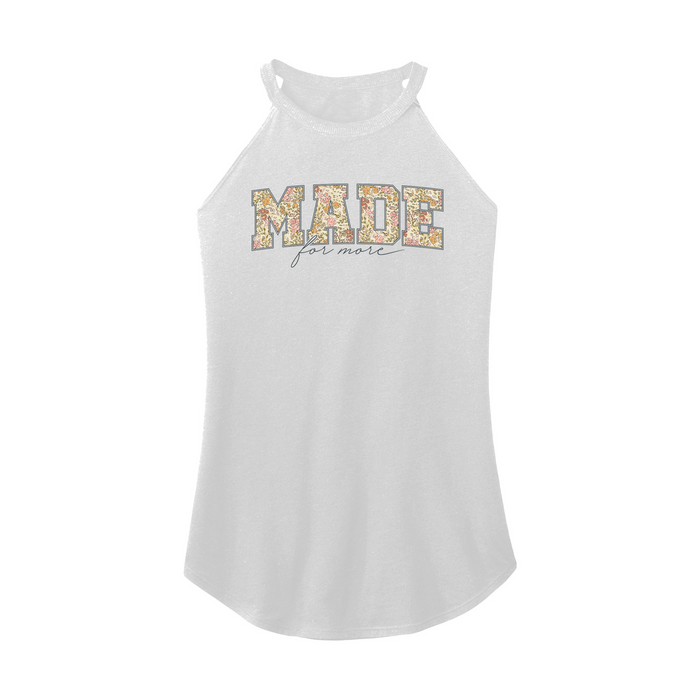 Womens X-Small White Rocker Tank Top