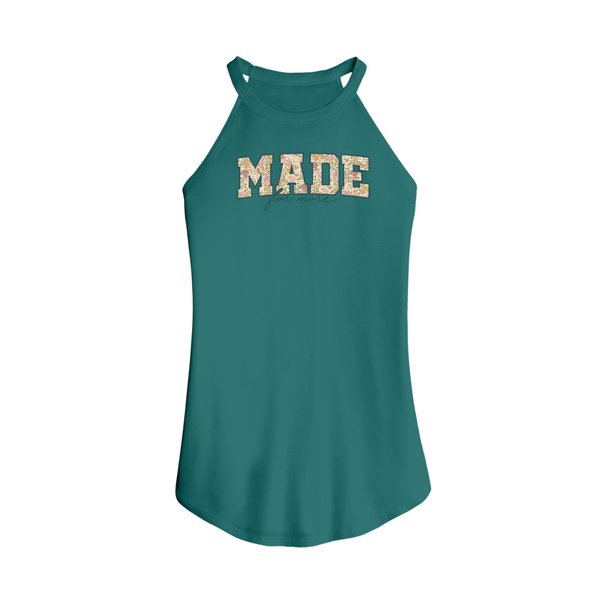 Womens X-Small Teal Tank Top