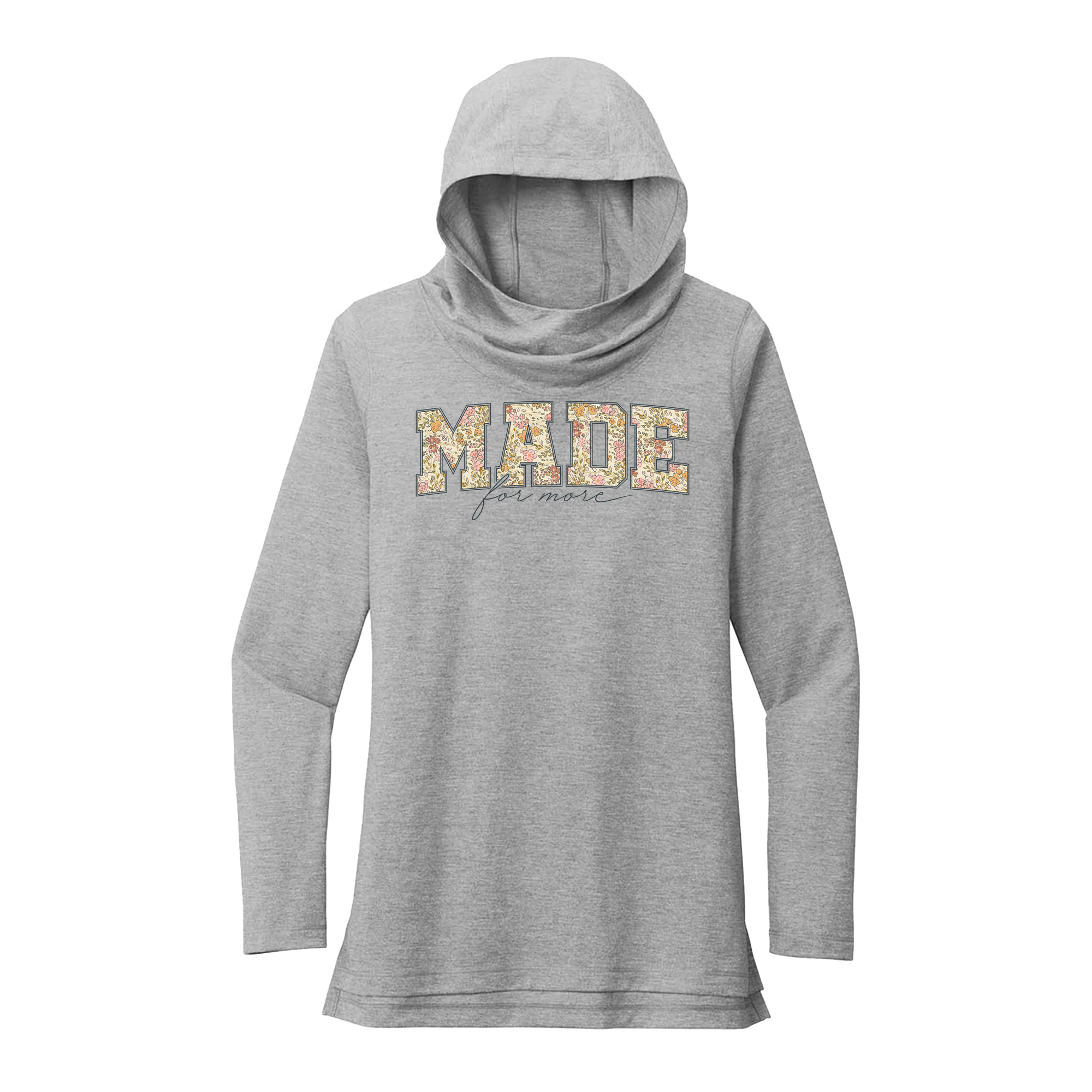 Womens X-Small Heather Gray Hoodie