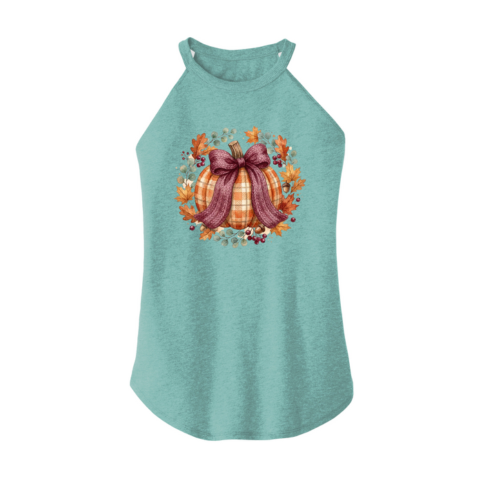 Womens X-Small Teal Rocker Tank Top