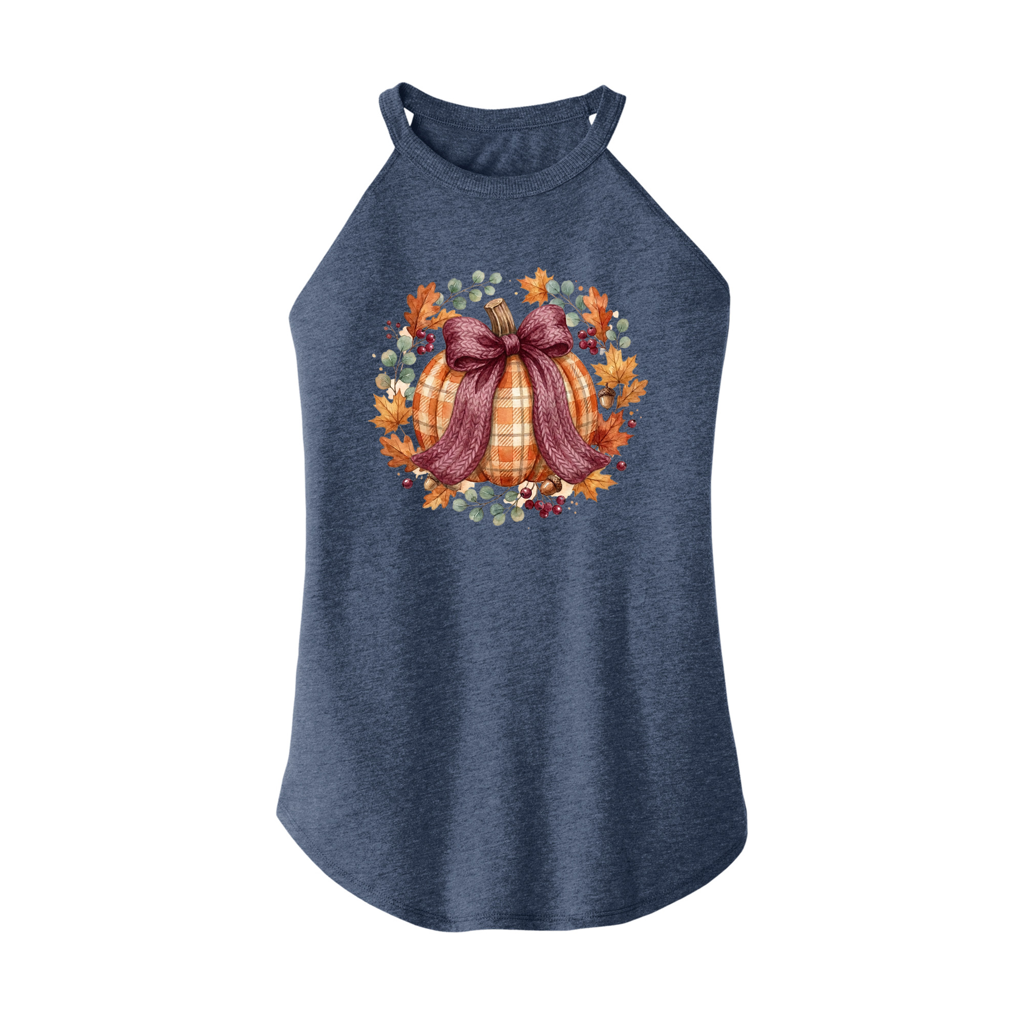 Womens X-Small Navy Heather Rocker Tank Top