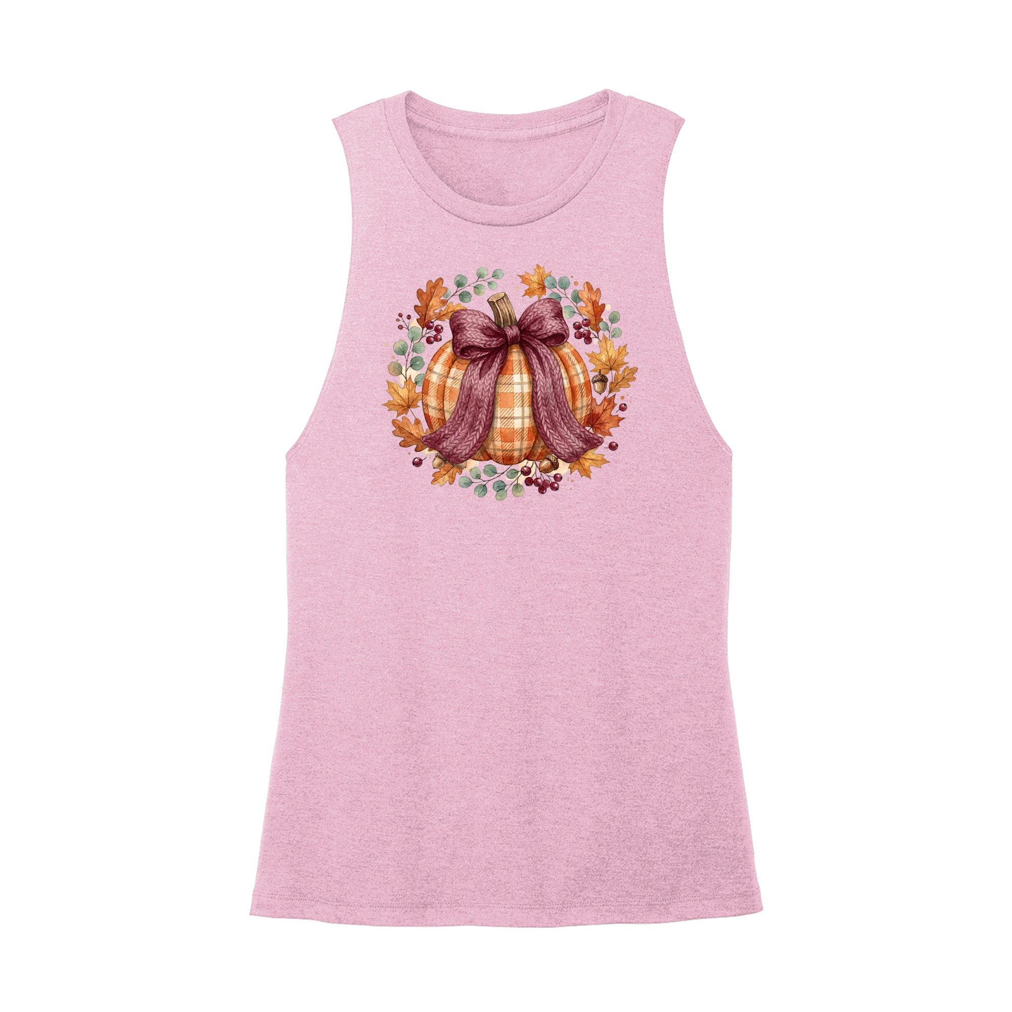 Womens X-Small Light Pink Muscle Tank