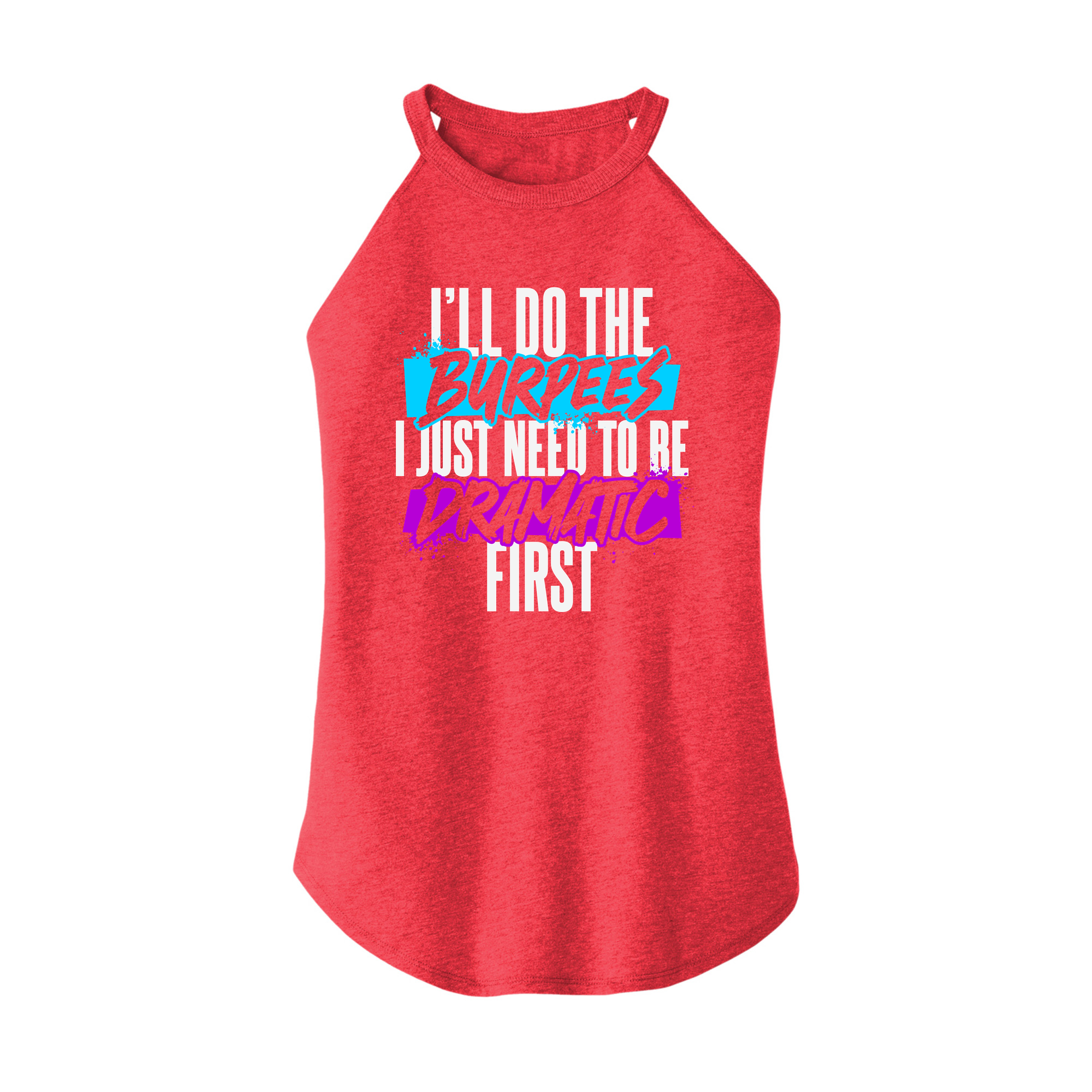 Womens X-Small Red Rocker Tank Top