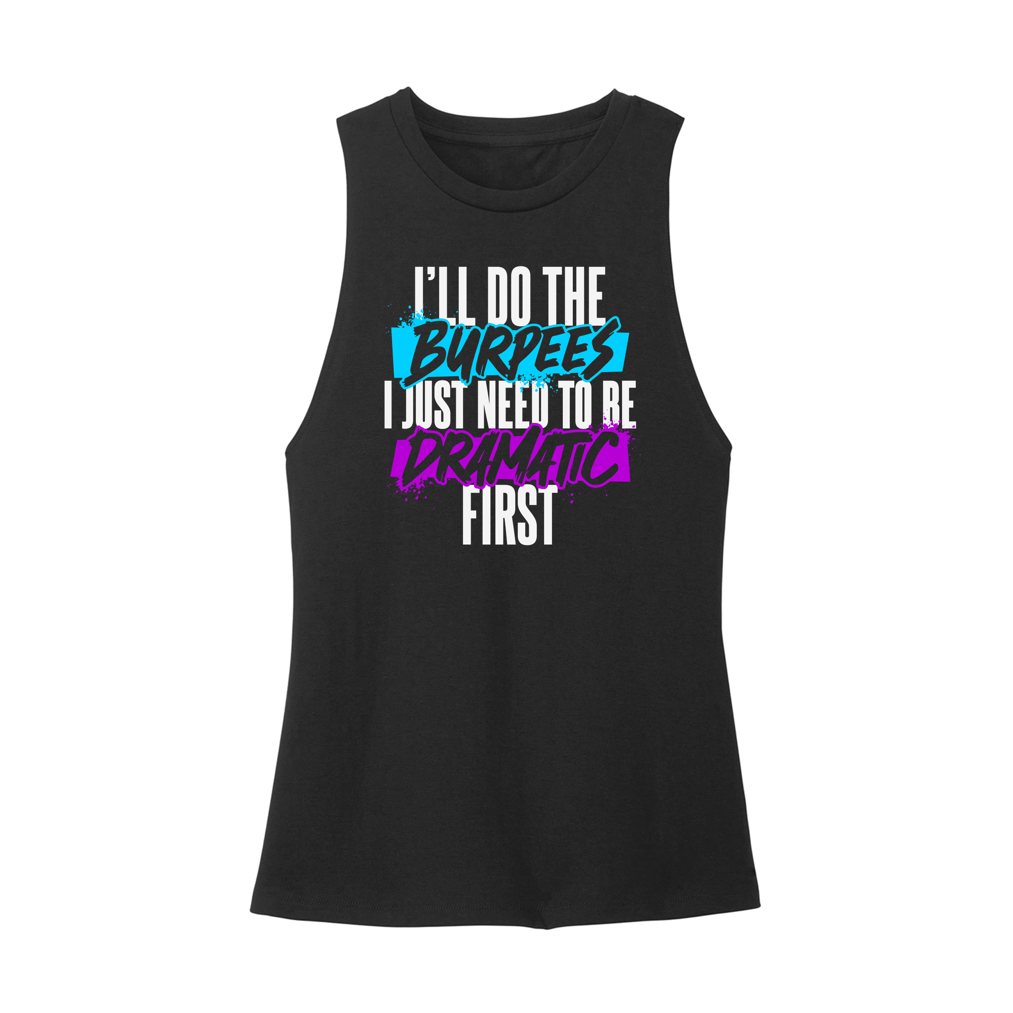 Womens X-Small Black Muscle Tank