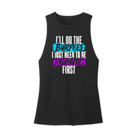 Womens X-Small Black Muscle Tank