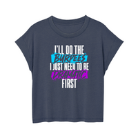 Womens Small Navy Style_T-Shirt
