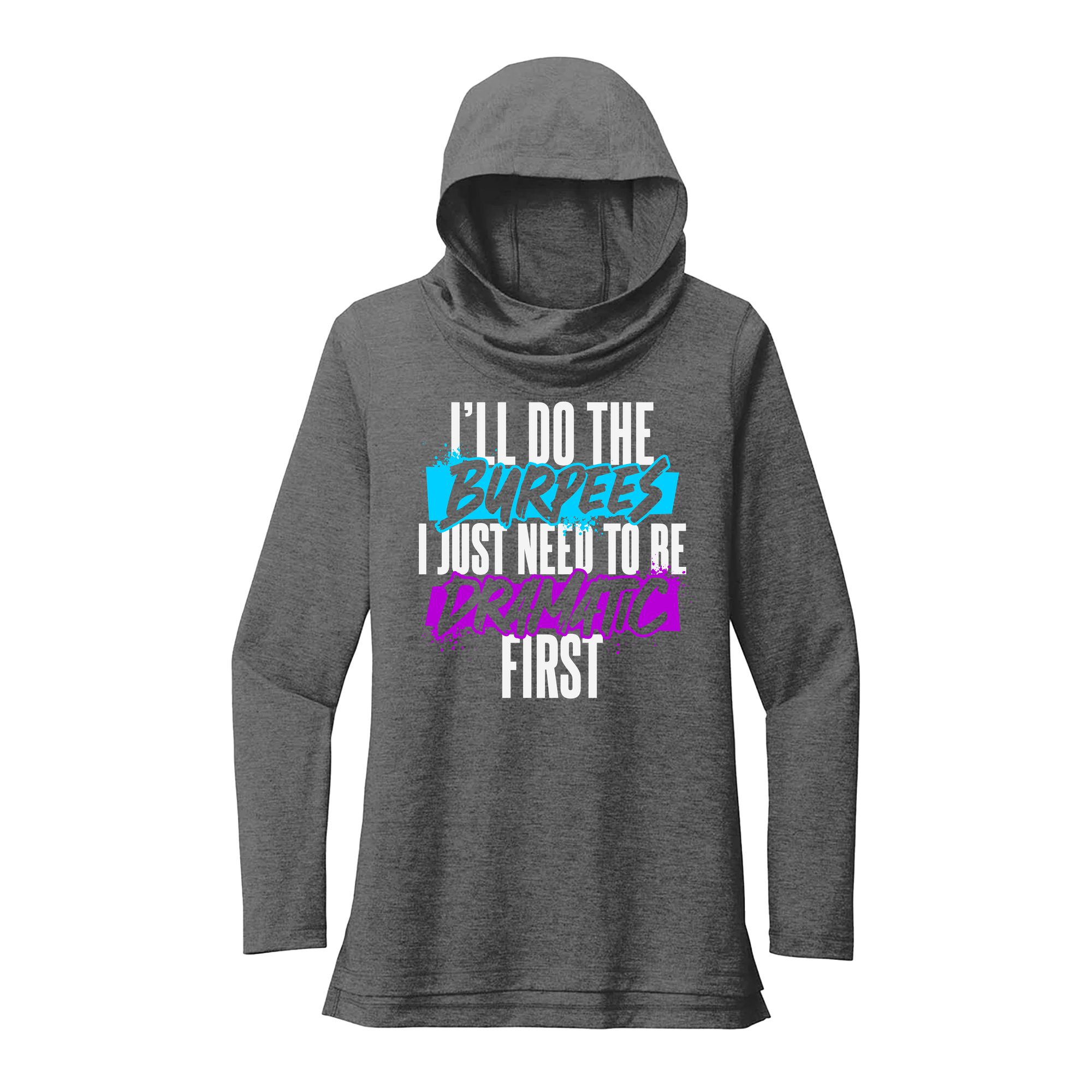 Womens X-Small Dark Gray Hoodie